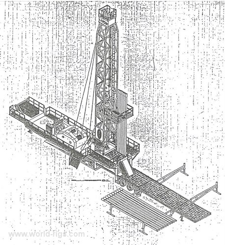 Generic Larson Reverse Rotary - Air Assited Drilling Rig